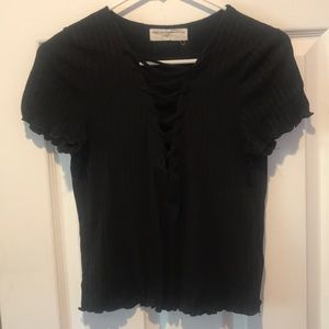 Project social t lace up shirt